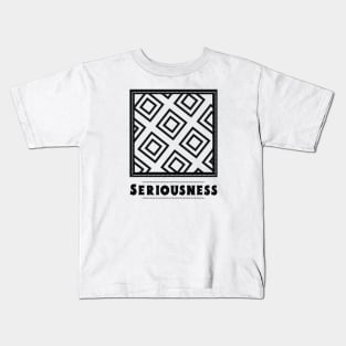 "Seriousness" African Sankofa Adinkra symbol. Kids T-Shirt